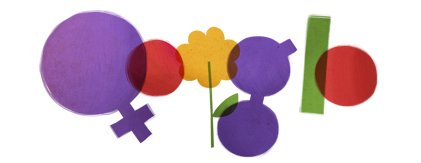 Doodle di Google per ricordare la festa delle donne